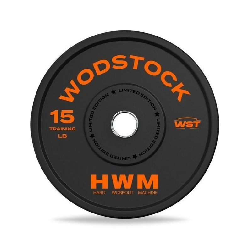 Bumper Plate 15lb Wodstock HWM unidad 2°Selección-0