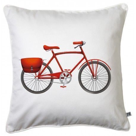 Cojín Bicicleta Roja 45 x45-0