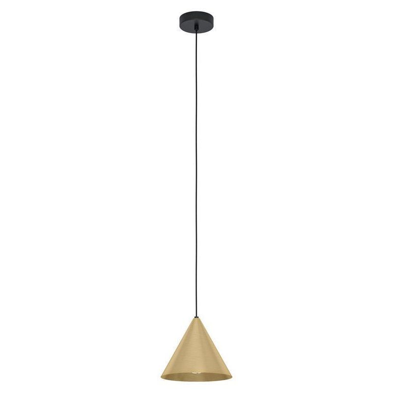LAMPARA DE COLGAR NARICES NEGRO E27 1X40W-0
