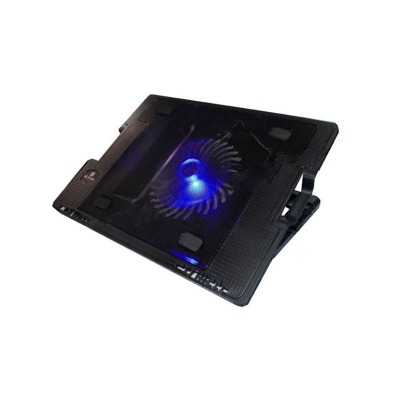 Base De Notebook Usb Ventilador 140Mm - Led Azul-0