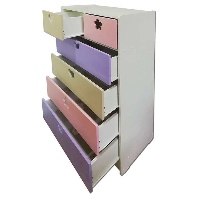 Cajonera 6 C Crema Lila-2