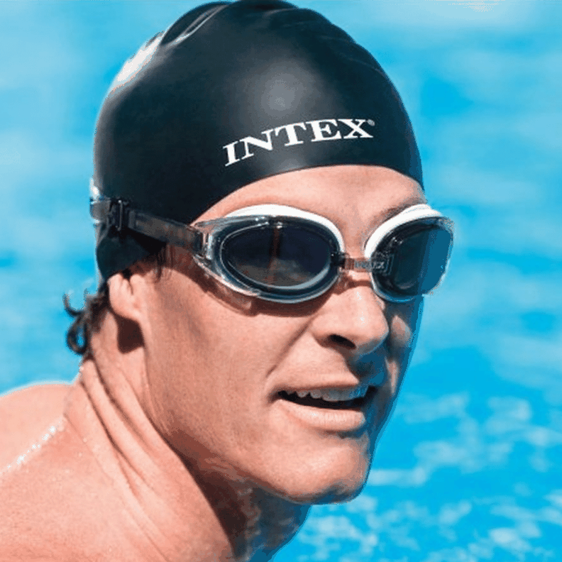 Gorro de Natación Silicona Silicone Swim Cap Negro-2