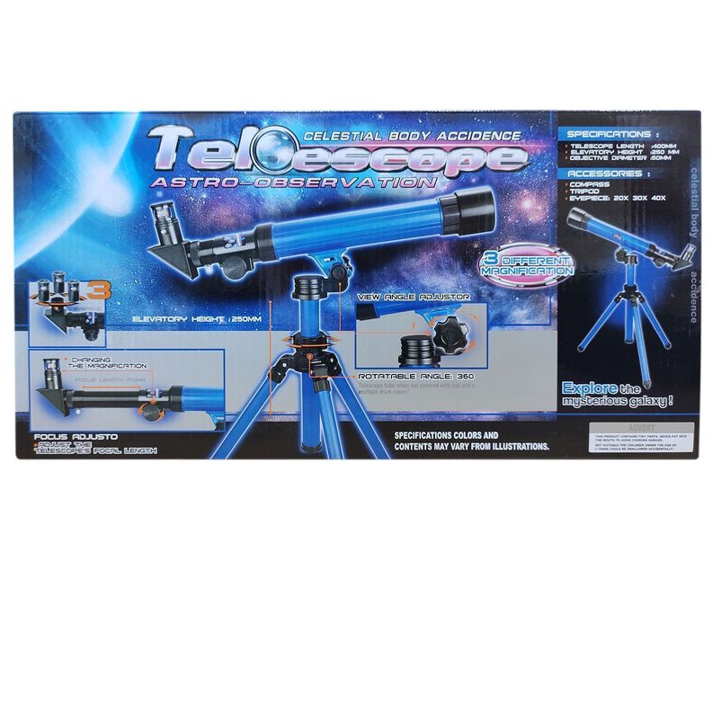 Telescopio Astronómico Para Niños 40x 30x 20x-5