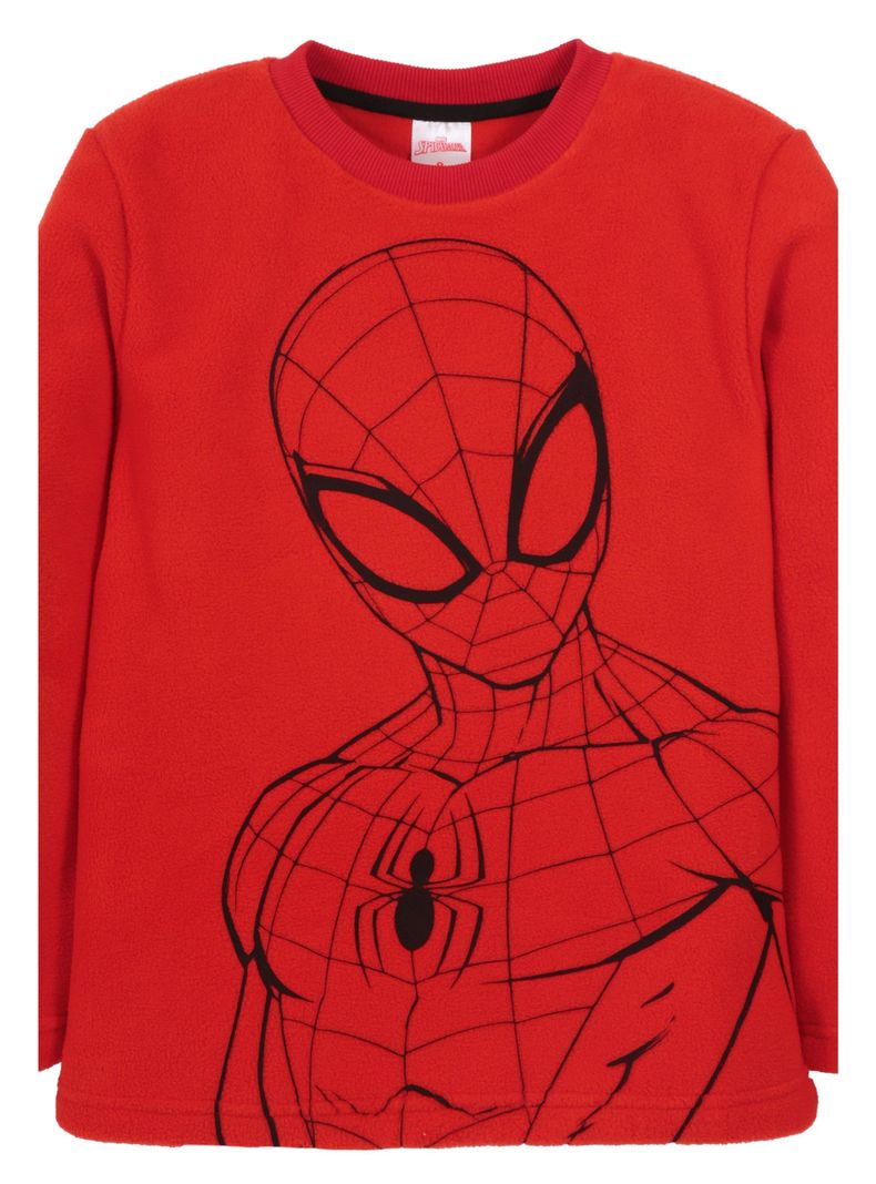 Pijama Niño Spiderman Silueta serio Rojo Marvel-2