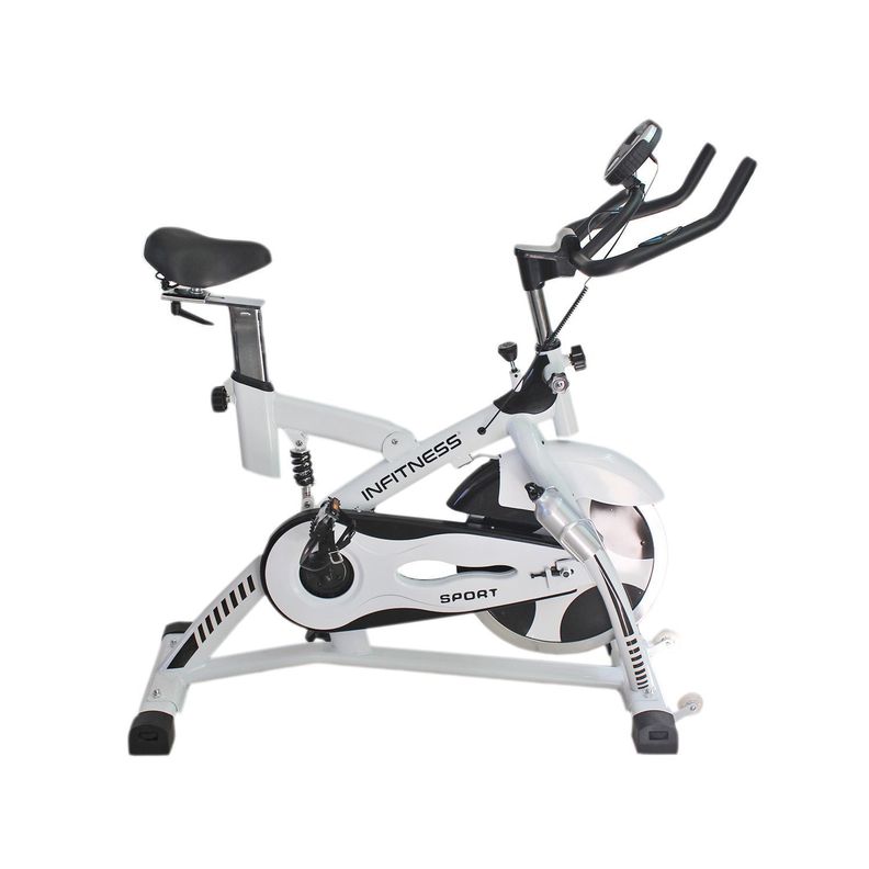 Bicicleta Estática Spinning Con Disco 15Kg Infitness-0