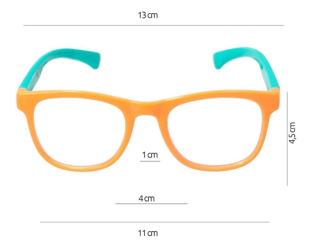 Lentes de Descanso Filtro Azul UV400 Orange Glow-1