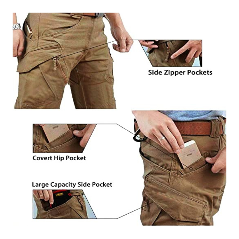 Pantalón Táctico Militar Cargo Outdoor Airsort Militar-3