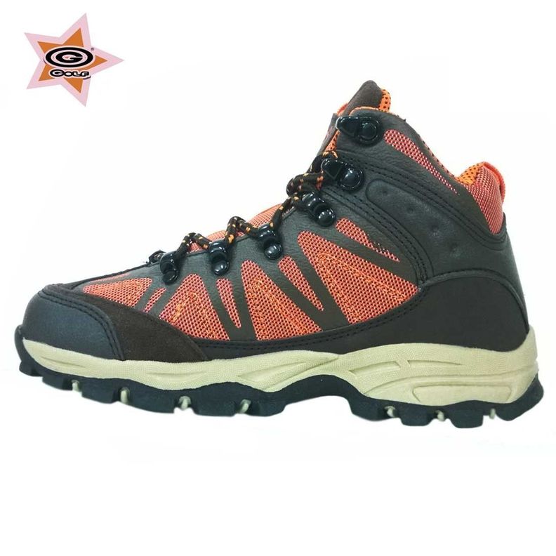 ZAPATILLA OUTDOOR GOLF EXPLORER GRIS/NARANJA-1