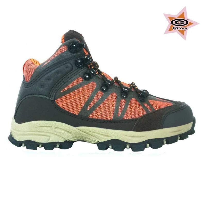 ZAPATILLA OUTDOOR GOLF EXPLORER GRIS/NARANJA-0
