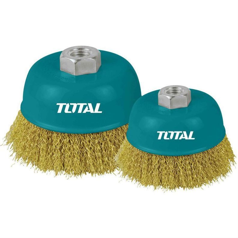 Pack 3 Escobilla Copa Dorado 5 pulgadas (125mm) Total-0