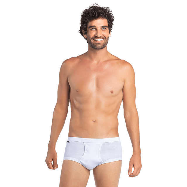  CALZONCILLO DE ALGODÓN  PACK 3 BLANCO-1