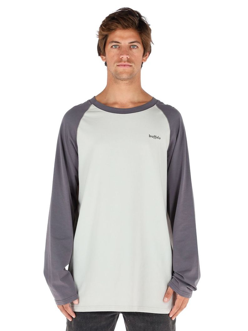 Polera Manga Larga Dubia Blanco Hombre-0
