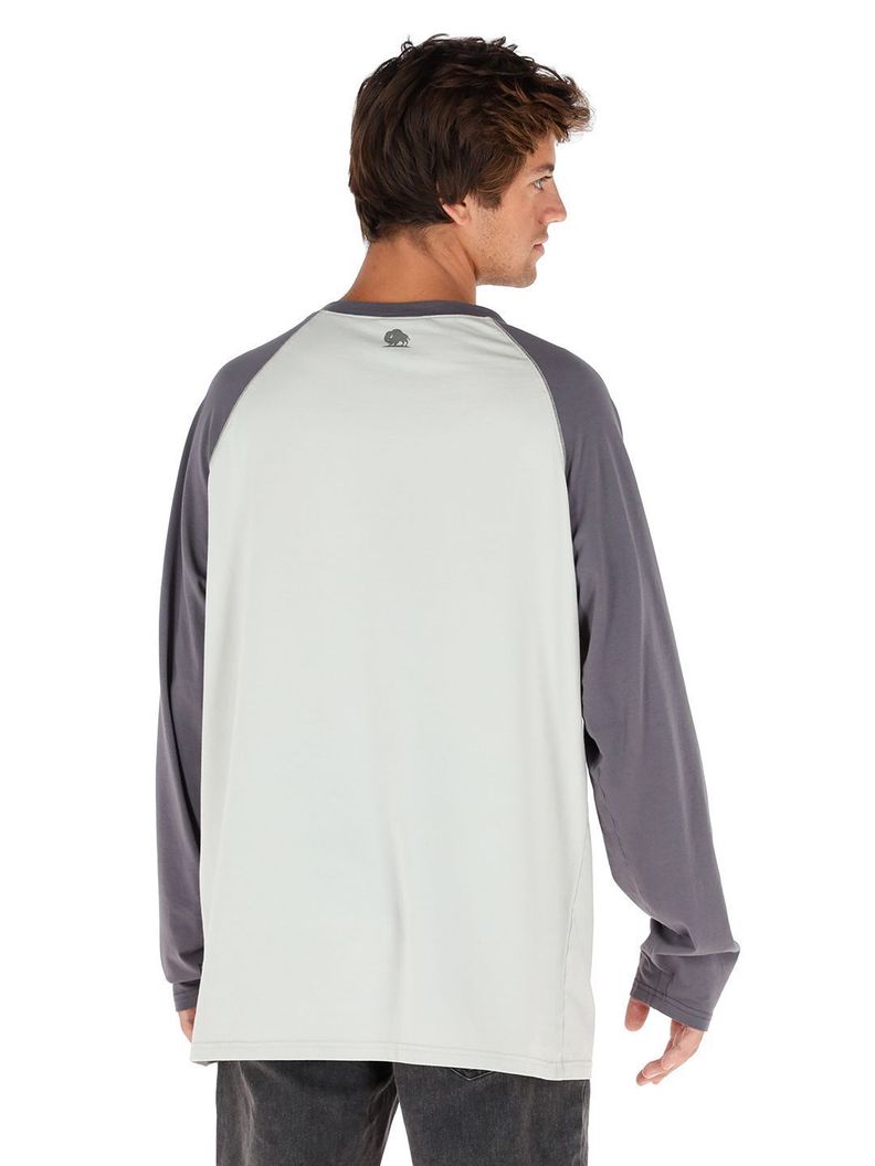 Polera Manga Larga Dubia Blanco Hombre-2