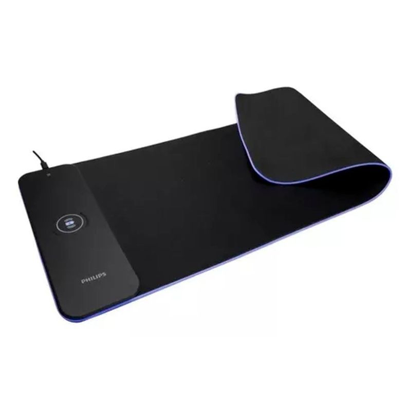 Mousepad Gamer 80x30 Philips L604 - Rgb Y Carga Inalambrica-1