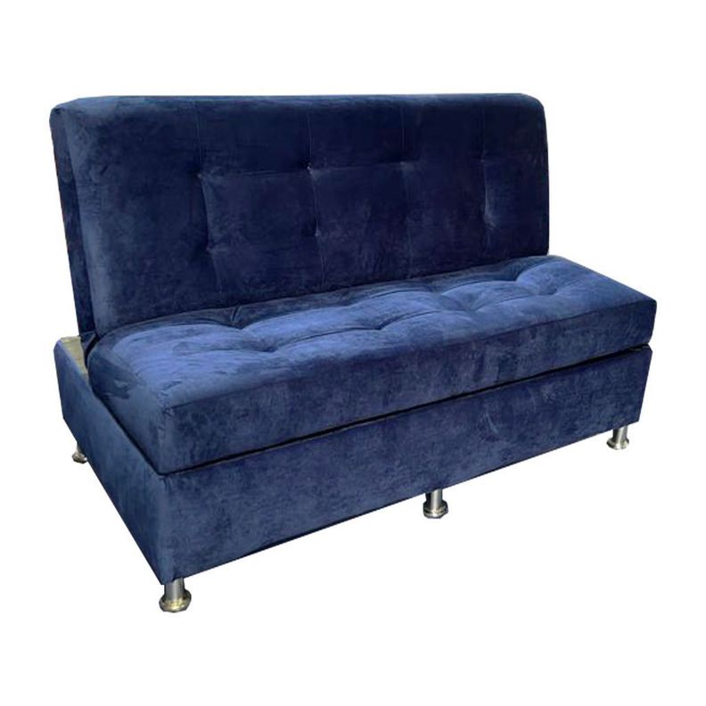 Futon baul patagonia 3 Cuerpos Azul Marino Pmetal-0