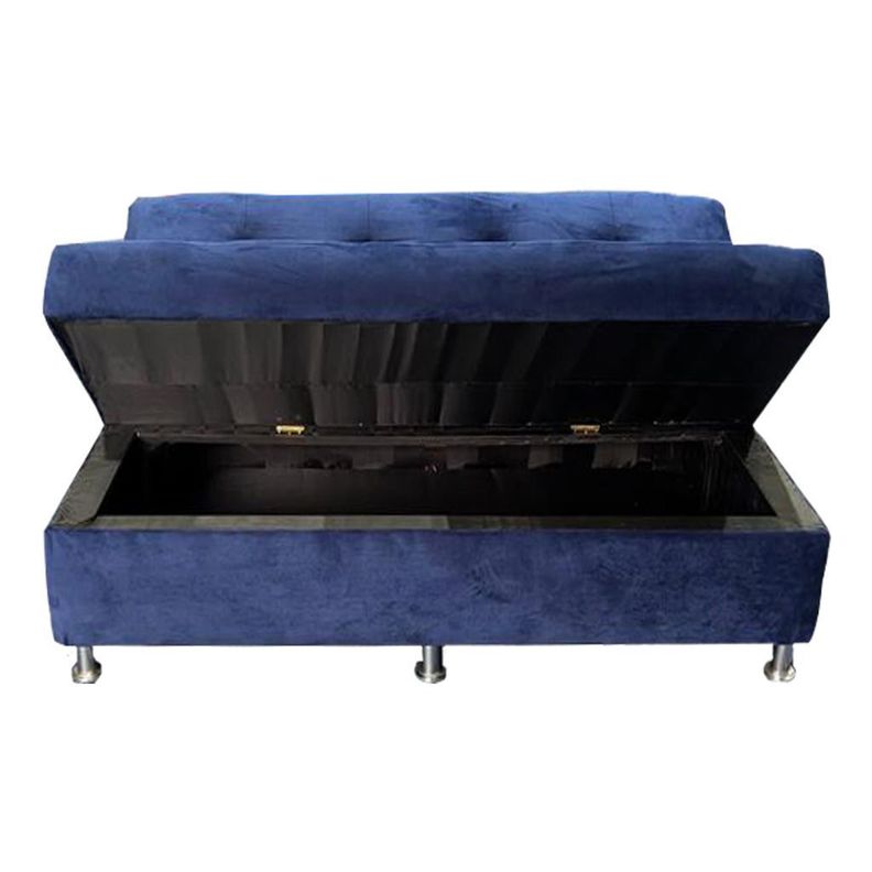 Futon baul patagonia 3 Cuerpos Azul Marino Pmetal-1
