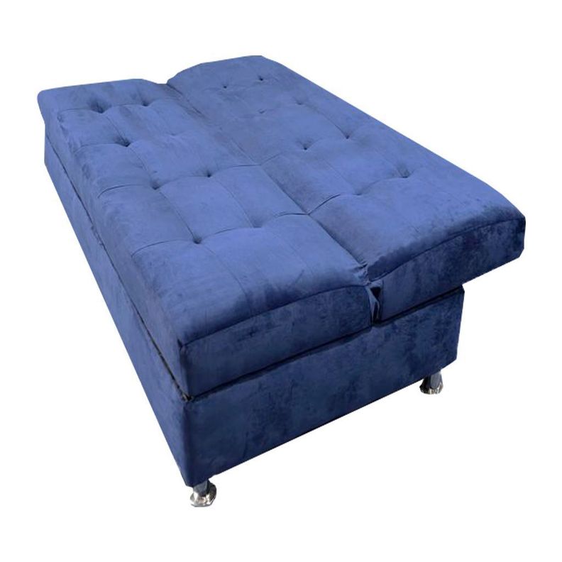 Futon baul patagonia 3 Cuerpos Azul Marino Pmetal-2