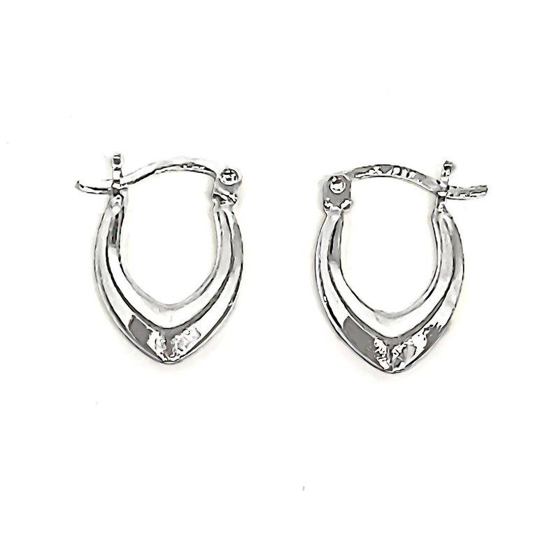Aros Argollas Karin Plata Fina 925-0