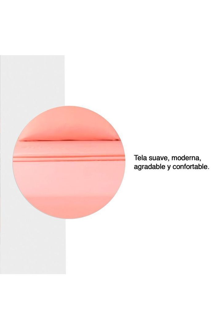 Juego de Sábanas de Microfibra Monaco King Rosado-3