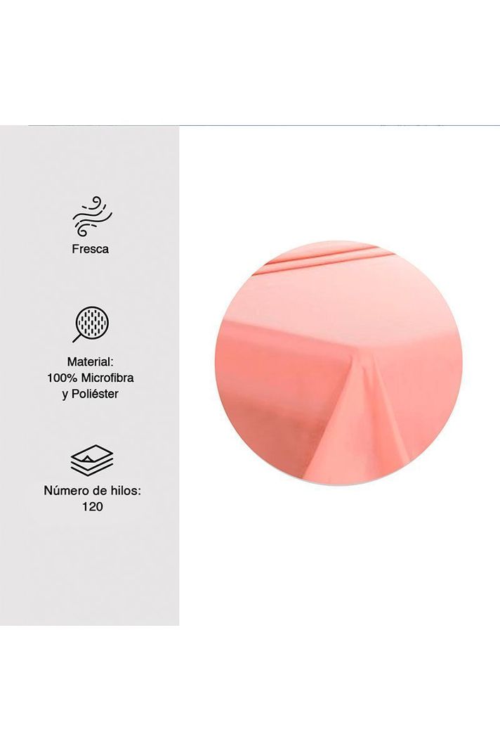 Juego de Sábanas de Microfibra Monaco King Rosado-2