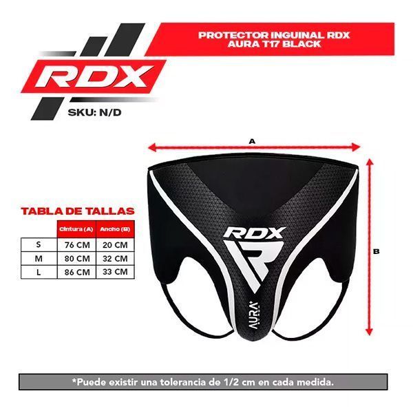 Protector Inguinal Rdx - Aura T17 Black-5