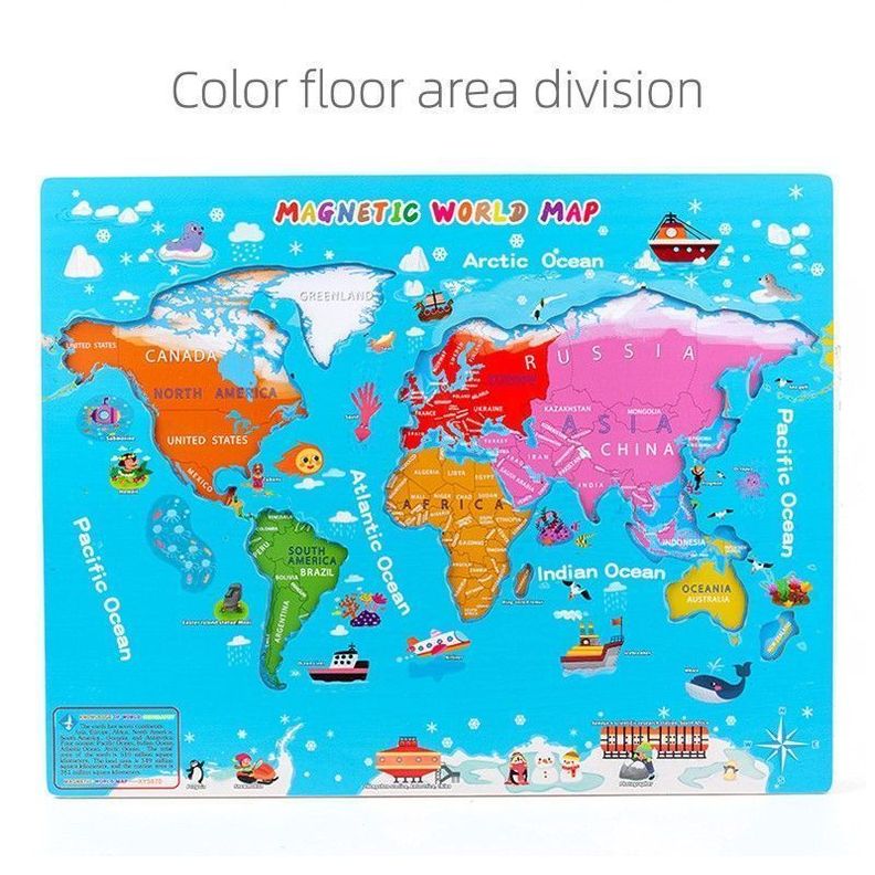 Mapa Mundial Magnetico cognitivo VERSION INGLES-5
