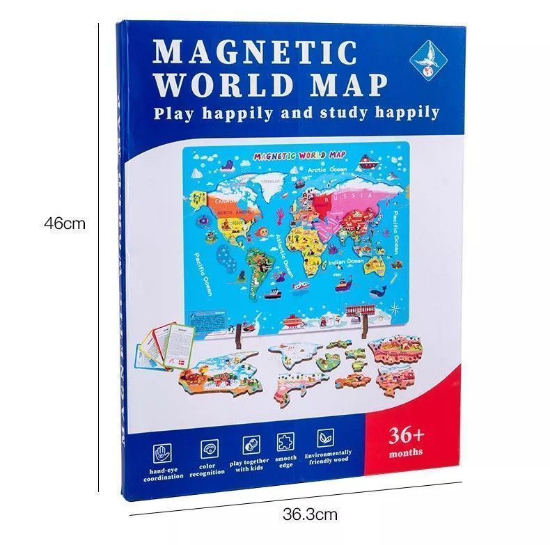 Mapa Mundial Magnetico cognitivo VERSION INGLES-3