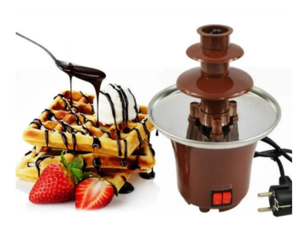 Fuente De Chocolate 3 Niveles Mini Fondue Fontaine-3