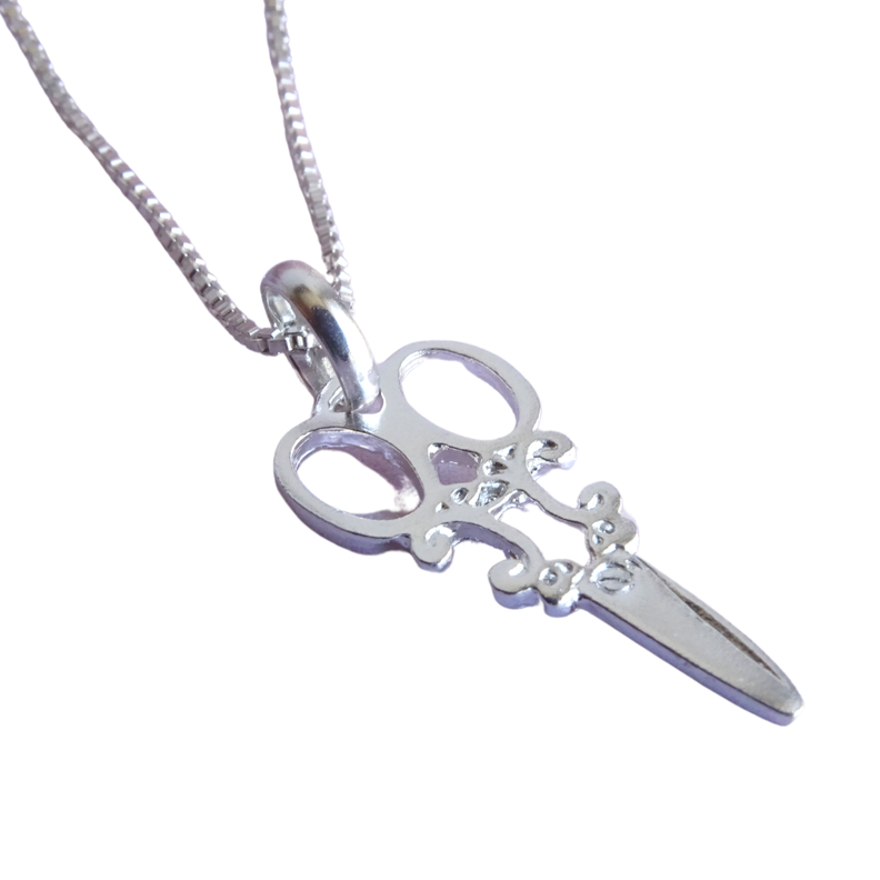 Cadena Plata Ley 925 Colgante Estilista - MABELITA-0