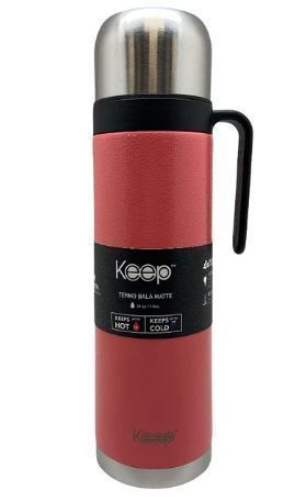 TERMO BALA MATE 1.0L KEEP rosa-0