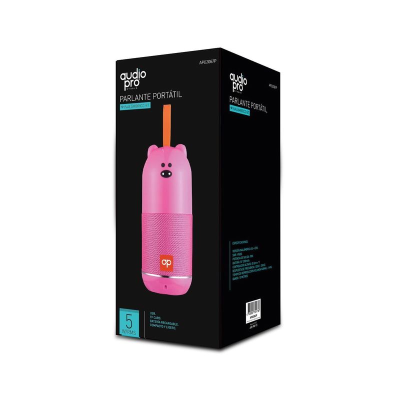 Parlante Portatil Bluetooth Diseño Oso 5W USB-1