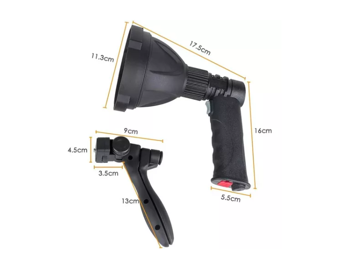 Linterna Super Brillante 1200lm Recargable Caza -3