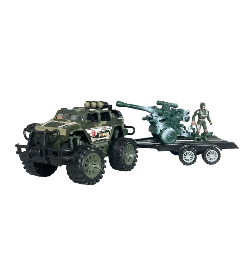 Juguete Camion De Guerra Con Soldados Tanque De Guerra-0