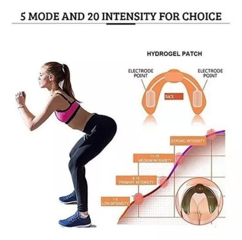 Electrofísico Estimulador Gluteos Levanta Poto Smart Fitness-2