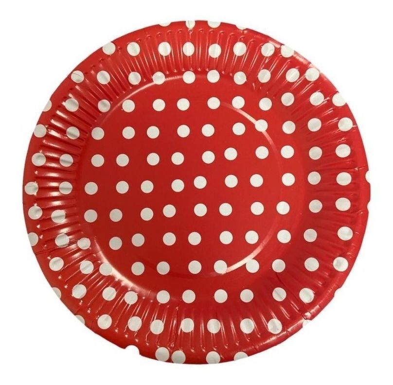 10 Platos Cumpleaños Platos De Cumpleaños Desechables 18cm-1