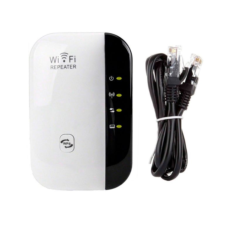 Repetidor Wifi Inalambrico Universal 300Mbps Blanco Dblue-0