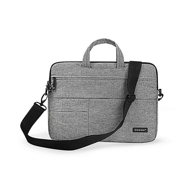 Funda Compatible con Macbook Pro Air Retina 13 / 13.3 Gris Okade-0