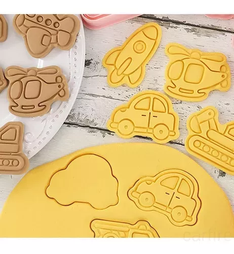 8 Cortador Galletas Cortadores Galletas Moldes Vehículos-4