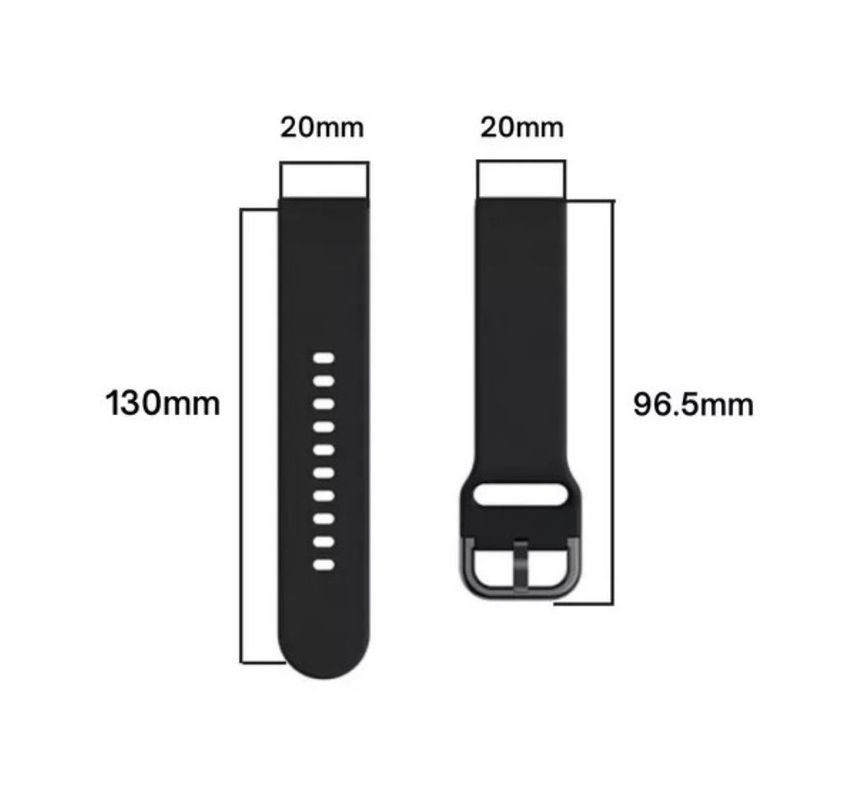 Correa Compatible Samsung Watch 4 / 4 Classic Labios Rojos 20mm-1