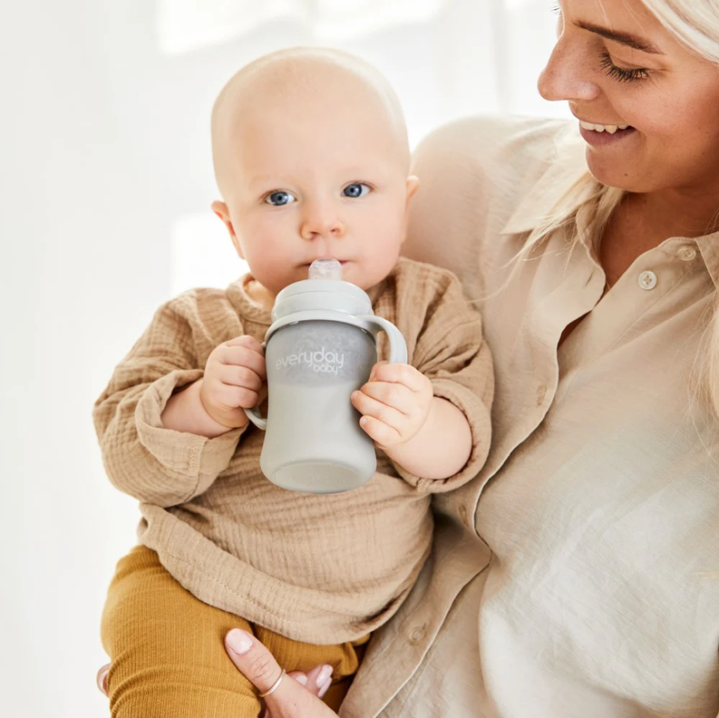 Vaso De Entrenamiento Sippy 150ml Gris-3