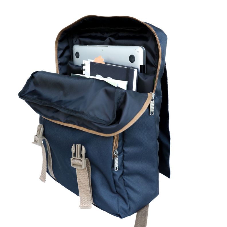 Mochila Notebook 15" Sustentable Negra Botela-1