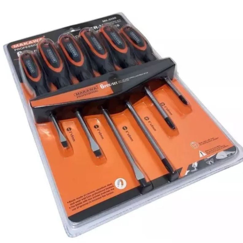 Juego Destornilladores 6 Pcs Makawa-0