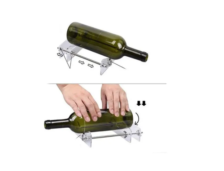 Cortador De Botellas De Vidrio Acrílico Con Lija-2