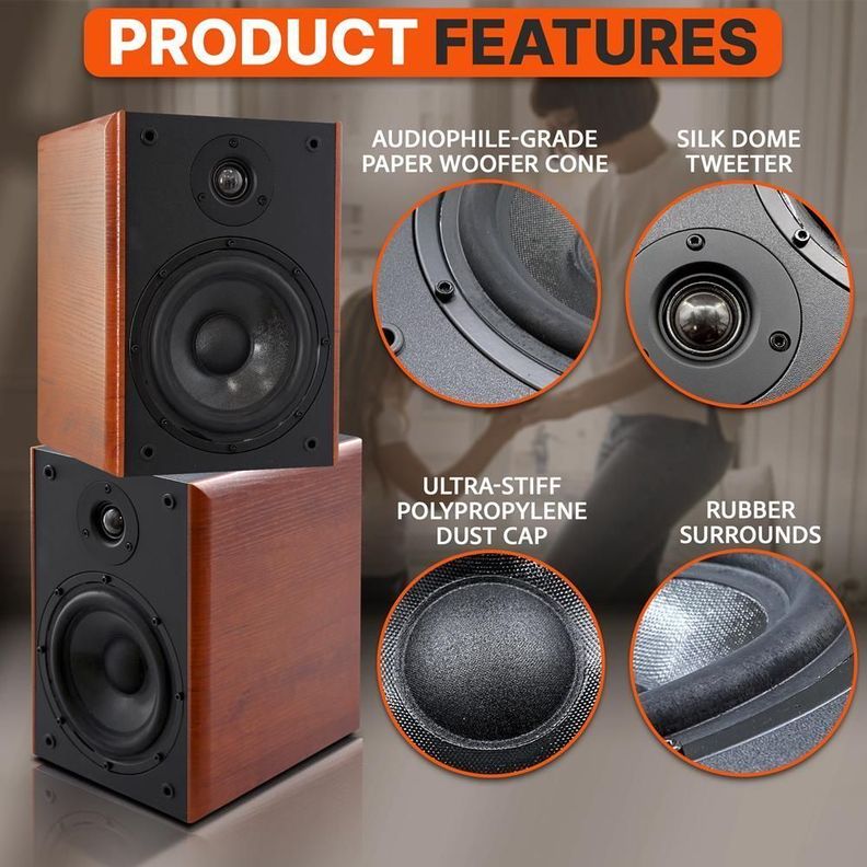 PARLANTE HIFI HOME PYLE 200 WATTS-5