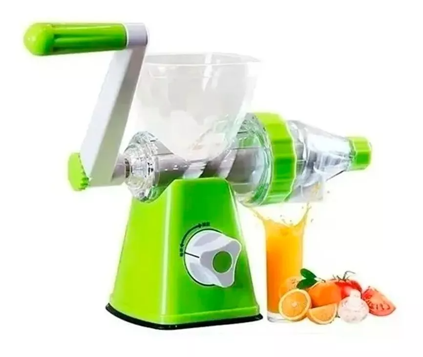 Exprimidor Extractor Jugo Manual Fruta Verdura Multifuncion-1