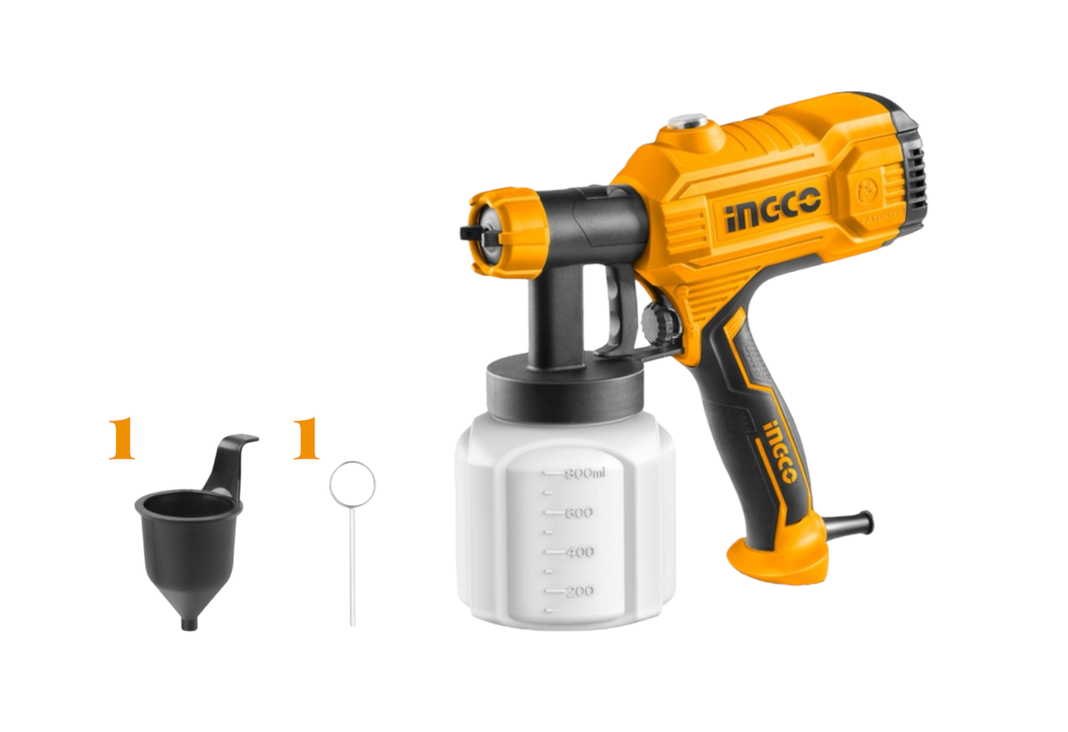 Pistola Para Pintar Eléctrica Ingco 450 W Industri-0