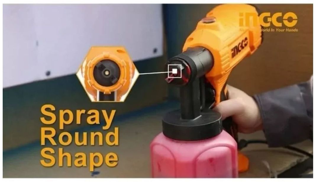 Pistola Para Pintar Eléctrica Ingco 450 W Industri-5