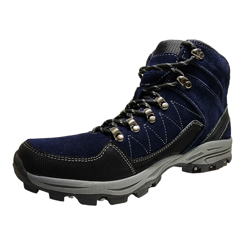Zapatilla Hombre Caña Natgeo Azul y Negro-1