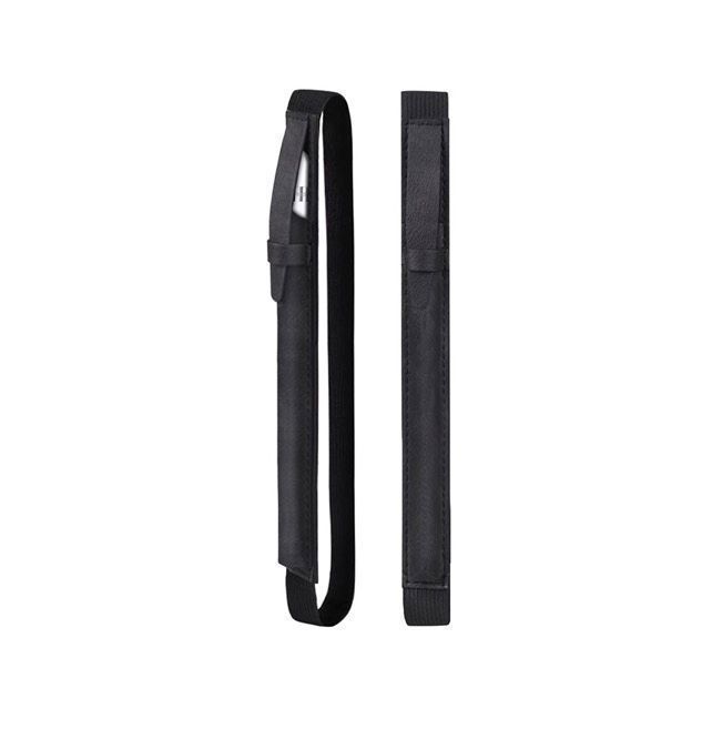 Funda de Cuero Apple Pencil y Lapices Tactiles Negra-0