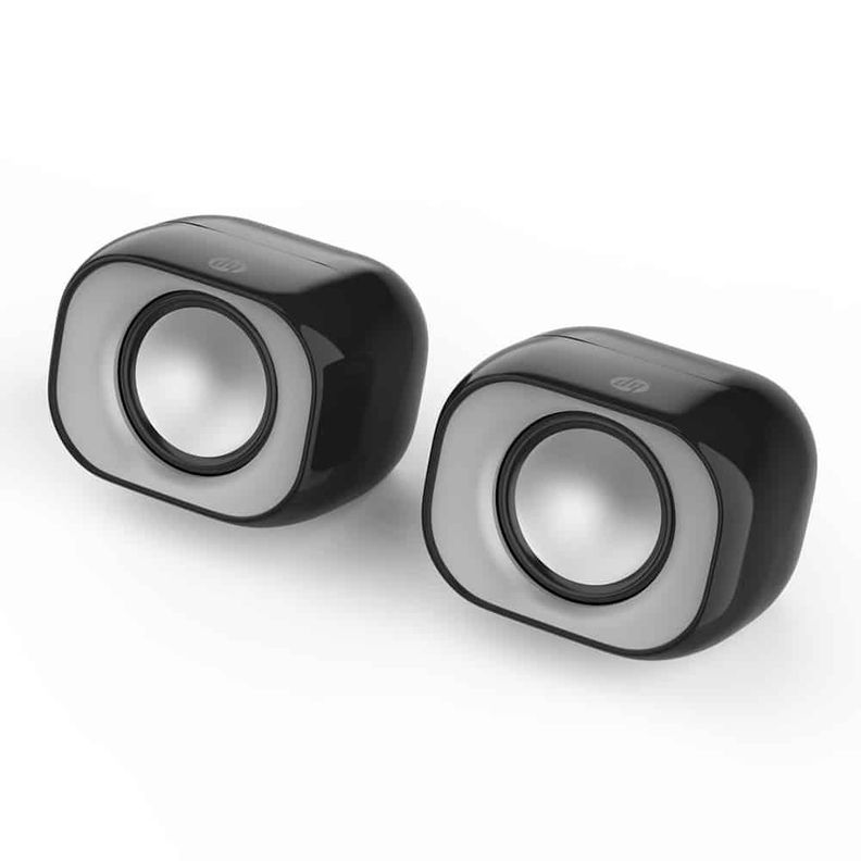 Parlantes Para PC DHE 2111 Multimedia HP Conexión 3,5 Mm – DHS-2111-1